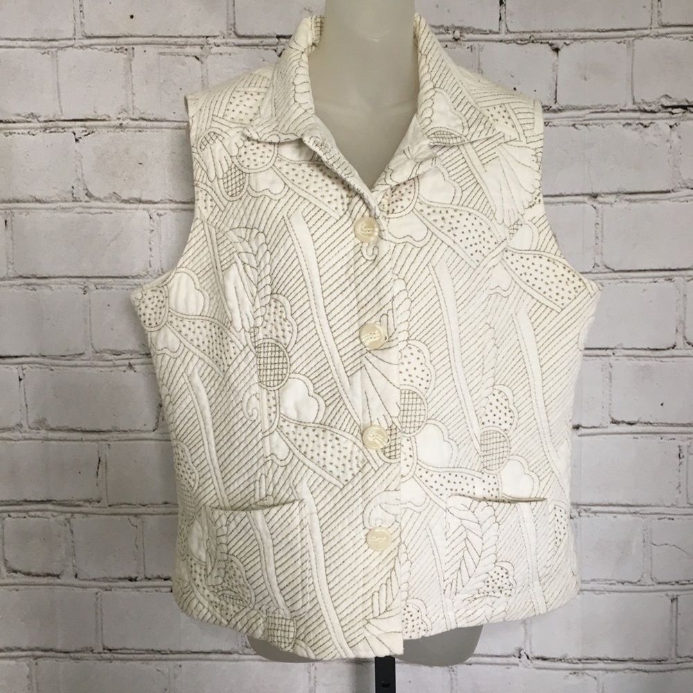 Chico’s Quilted Vest Size XL
